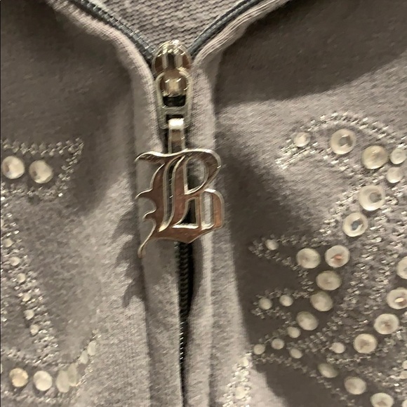 EUC BCBG MaxAzria Grey Hoodie - Picture 4 of 13